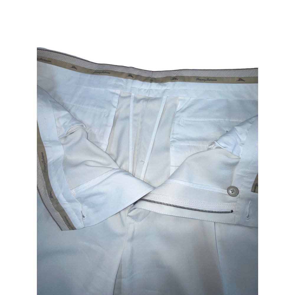 Tommy Bahama Relaxed Silk Pants 35x30 Cream Slash Pockets - Picture 4 of 14